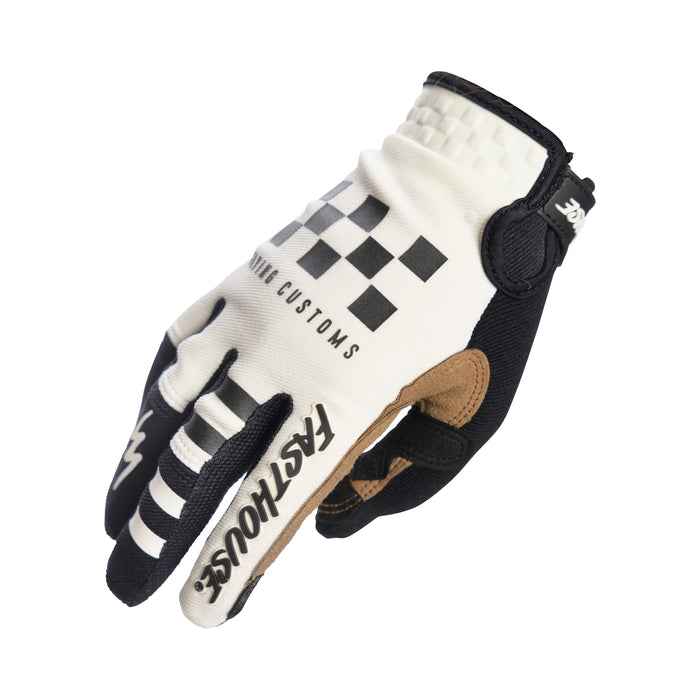Fasthouse Youth Speed Style Hot Wheels Glove 2022 White/Black Yxs