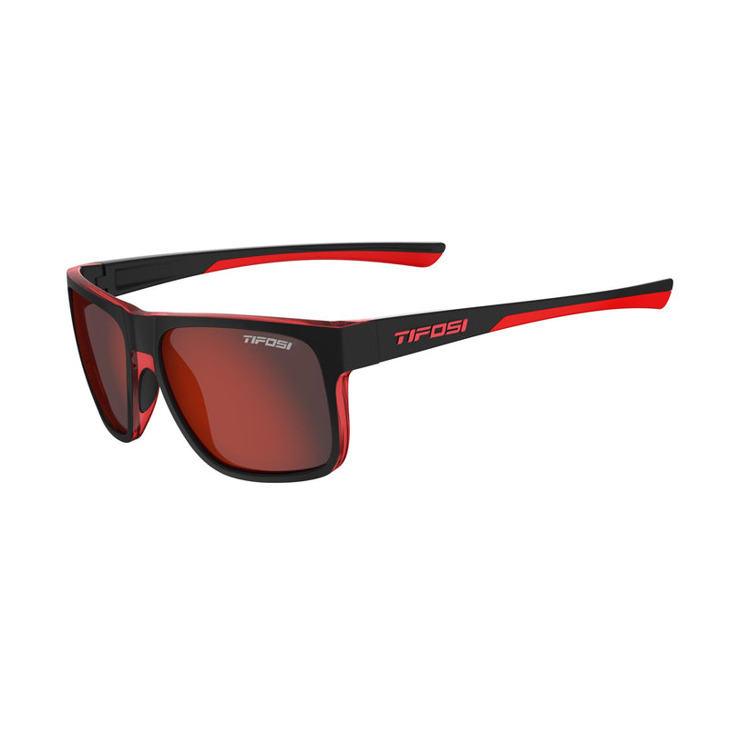 Tifosi Swick Single Lens Eyewear 2019 Satin Black/Crimson/Smoke Red