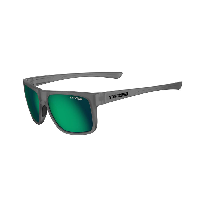 Tifosi Swick Polarised Single Lens Eyewear 2023 Satin Vapor Emerald Polarized