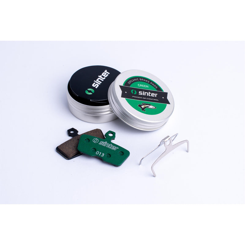 Sinter Brake Pads 13 Avid & SRAM (Code, Guide) Green