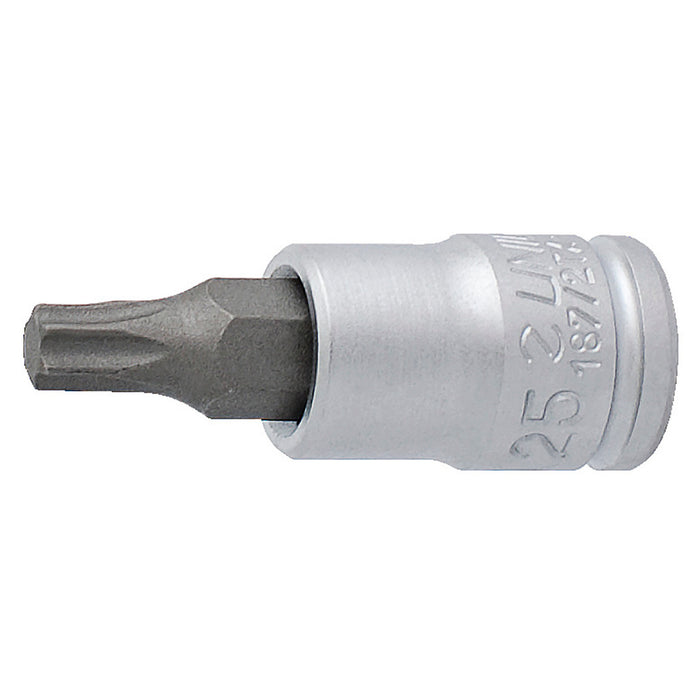 Unior Screwdriver Socket With Tx Profile 1/4"  Tx 10