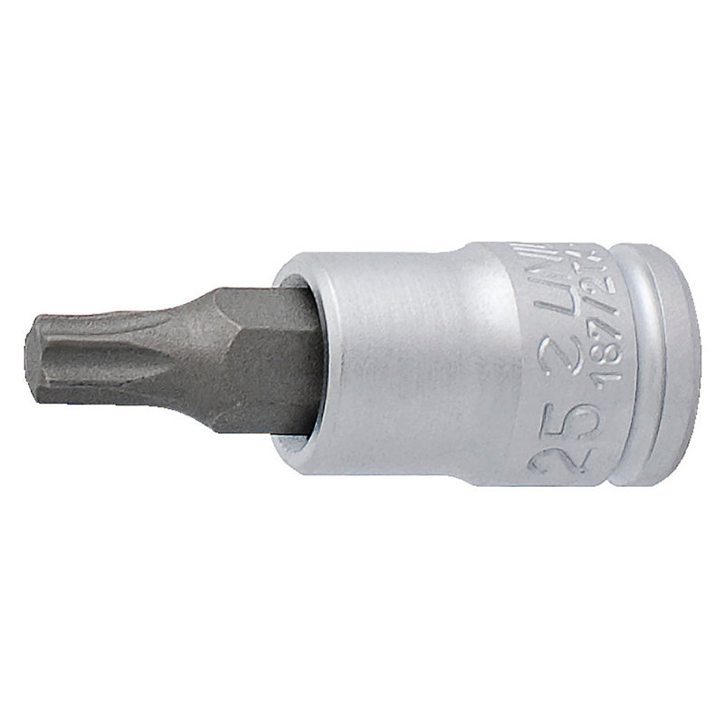 Unior Screwdriver Socket With Tx Profile 1/4"  Tx 15