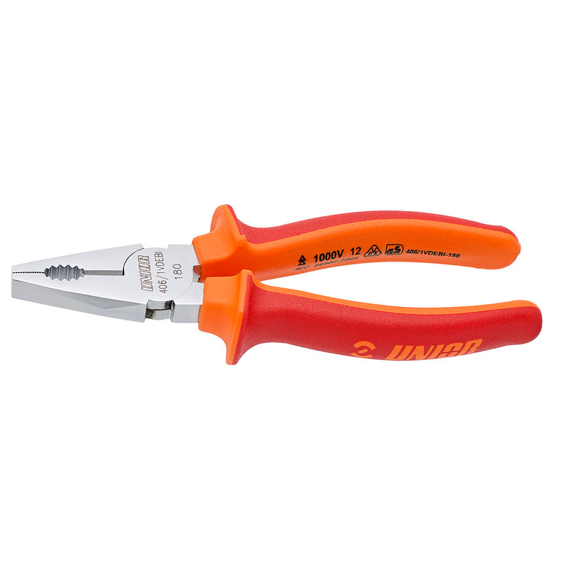 Unior Combination Pliers Red 180Mm