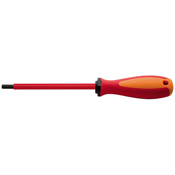 Unior Ball-End Hexagon Screwdriver With Insulated Blade Tbi Red 5Mm