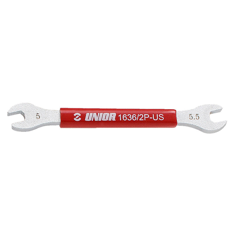 Unior Double Sided Spoke Wrench Red 5 X 5,5Mm