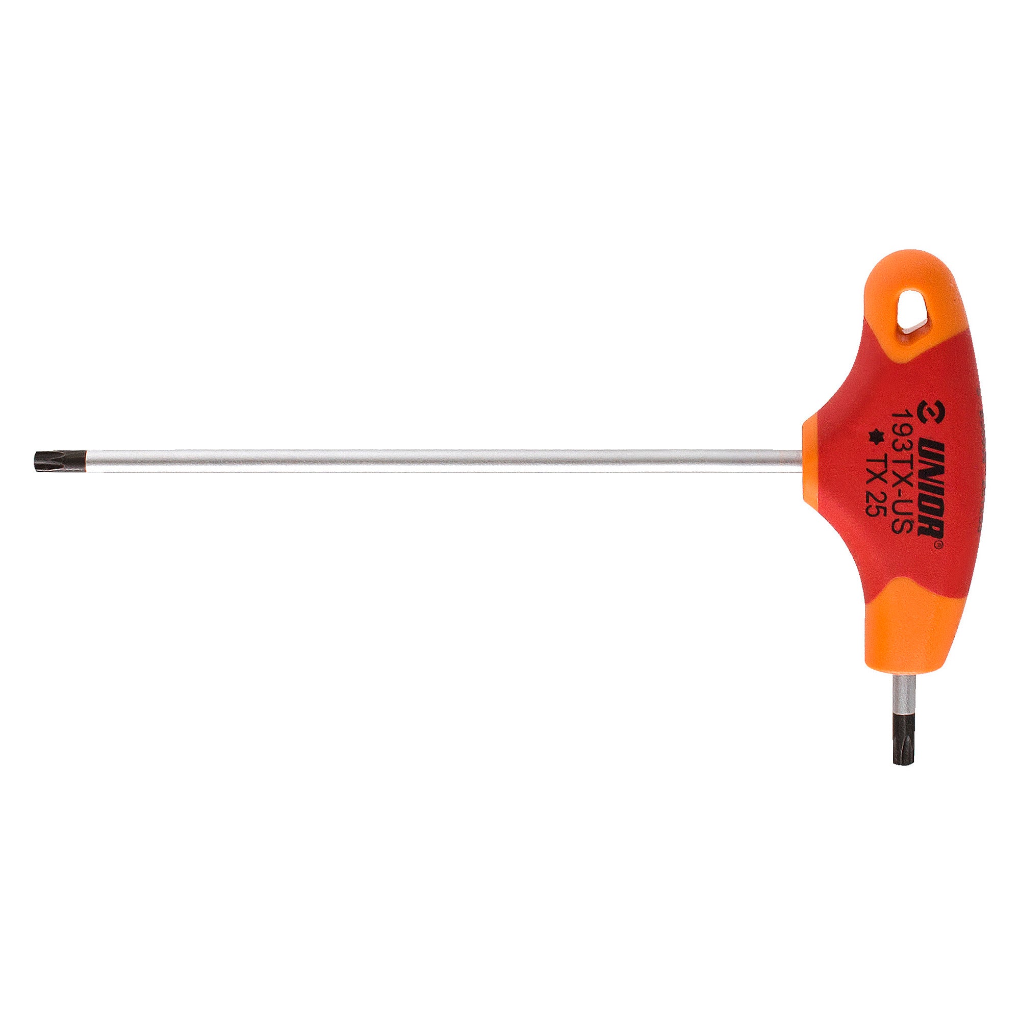 Unior Tx Profile Screwdriver With T-Handle Red T20