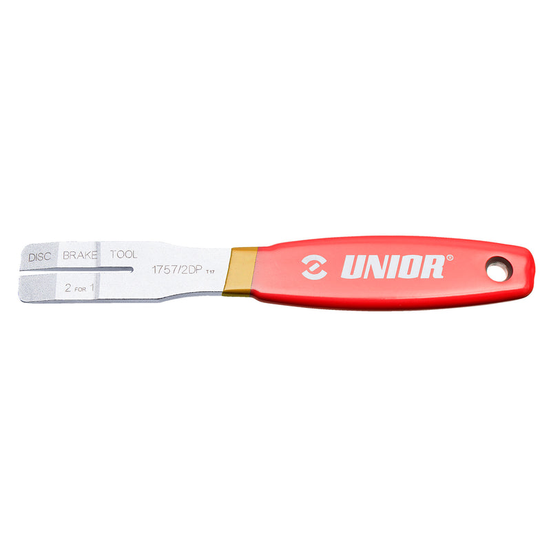 Unior 2 For 1 Disc Brake Tool Red