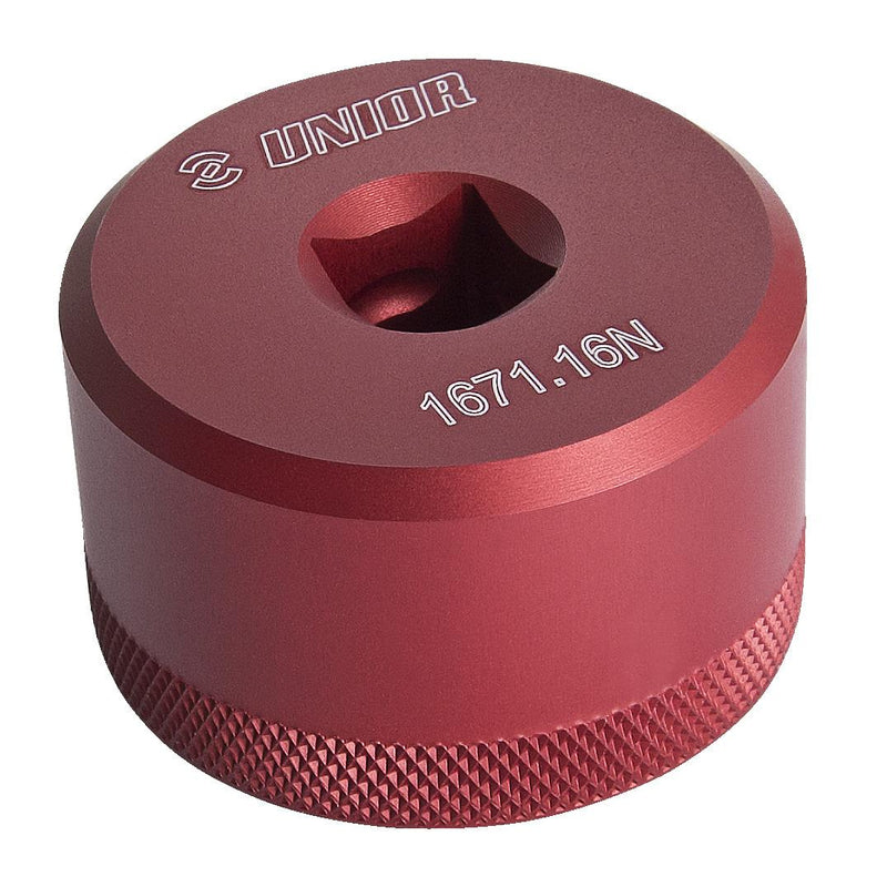 Unior Bottom Bracket Socket 16 Notch Red