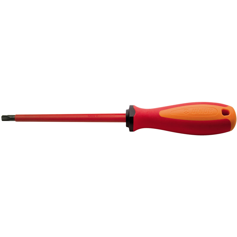 Unior Screwdriver Tbi With Tx Profile And Hole Red Tr 25
