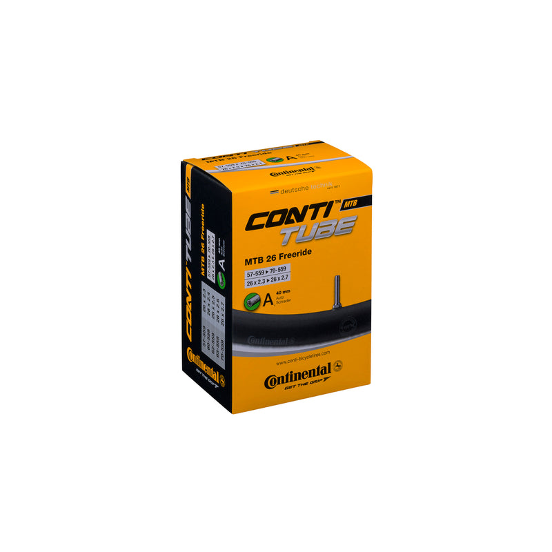 Continental MTB Tube Freeride Schrader 40Mm Valve Black 26X2.30-2.70"
