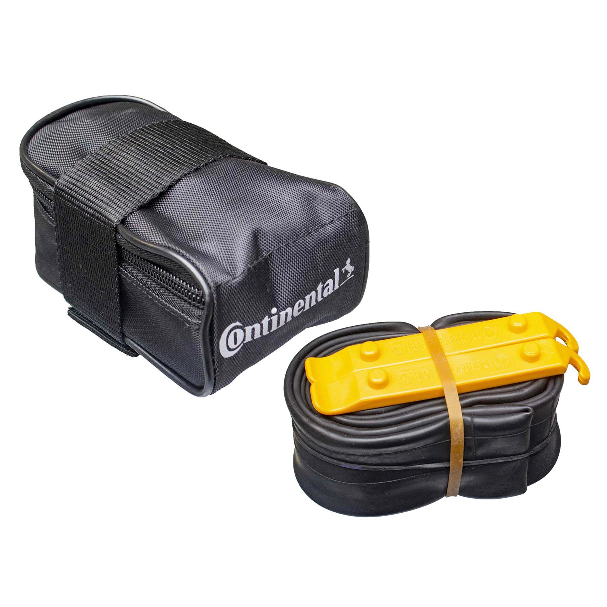 Continental MTB Saddle Bag With MTB 29 X 1.75X2.5 Presta 42Mm Valve Tube And 2 Tyre Levers Black