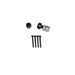 Rixen-Kaul Screw And Nipple Set For Bar Bag Fittings