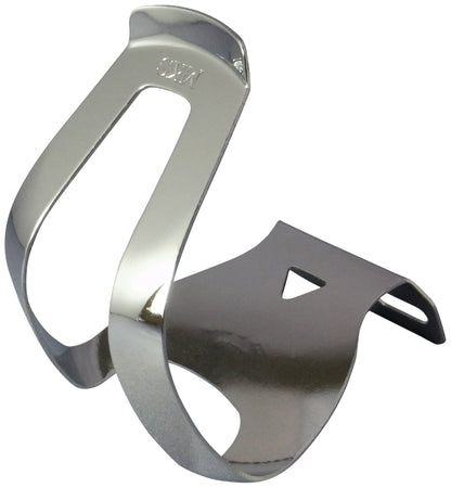 MKS Coppia puntapiedi Acciaio Cromo Gabbia Profonda (Puntapiedi) / Pair Toe Clips Steel Chrome Deep Cage (Foot stretchers