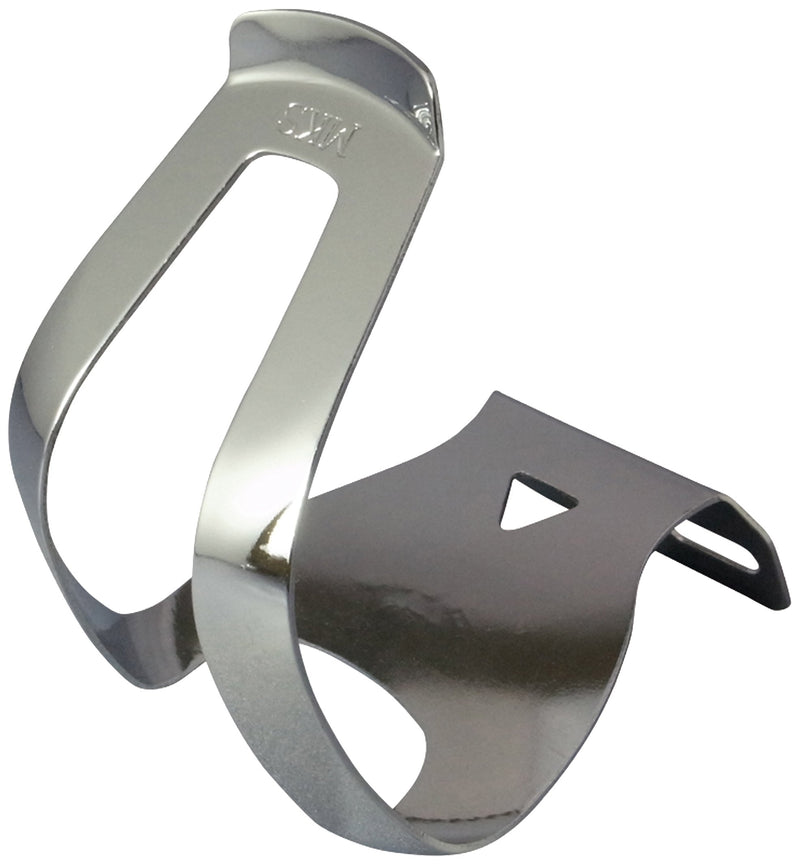 MKS Coppia puntapiedi Acciaio Cromo Gabbia Profonda (Puntapiedi) / Pair Toe Clips Steel Chrome Deep Cage (Foot stretchers