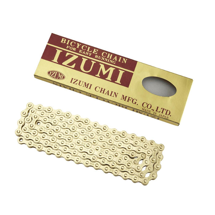 Izumi Standard Track/Fixed Chain 1/8 x 1/2 (116 Links), Gold