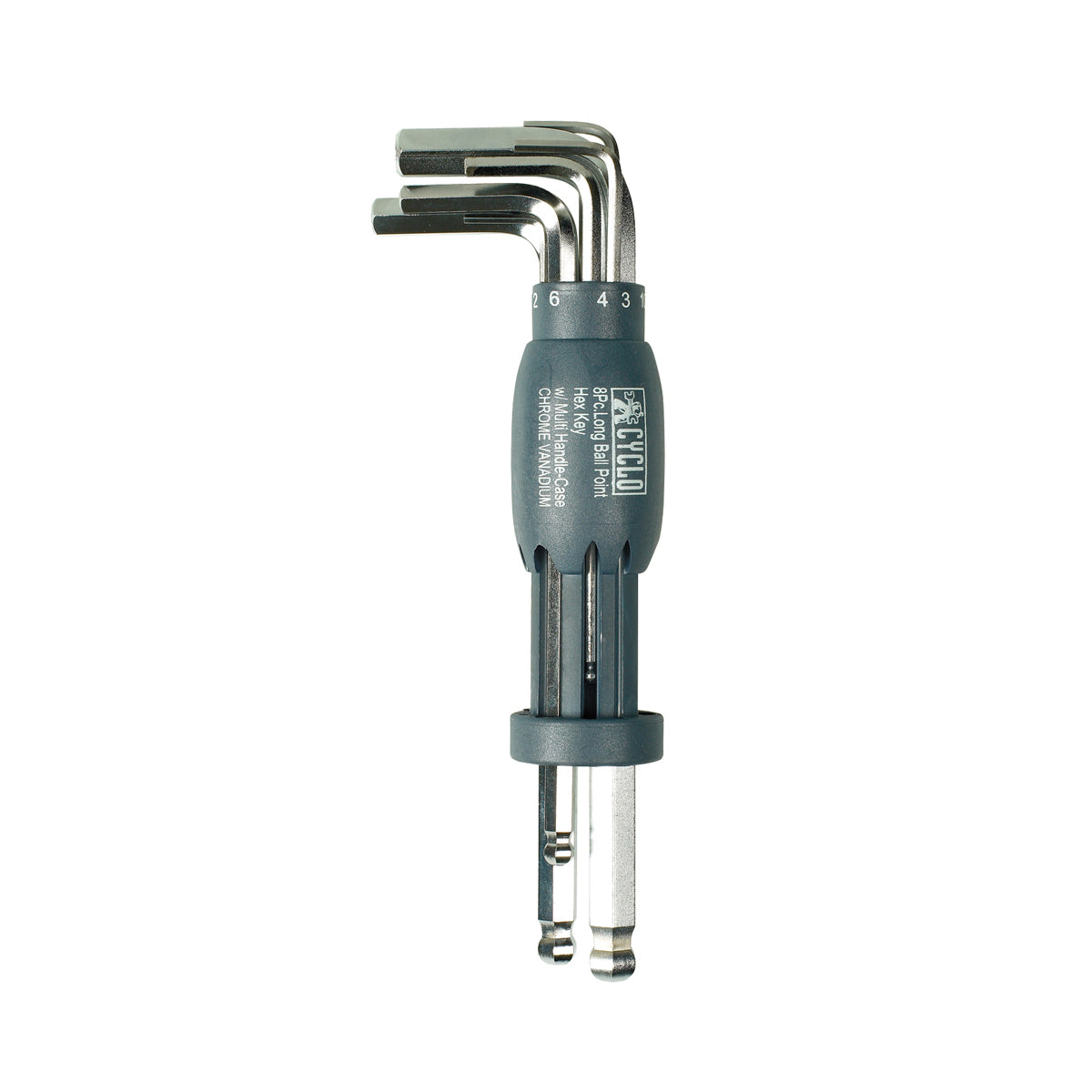 Cyclo Hex. Key Ball End Wrench Set (8