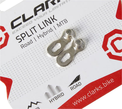 Clarks 7-8 Speed Chain 1/2"x3/32" x116 Links Anti Rust Quick Release Link Inc,Silver (Only split link supplies and No chain is included