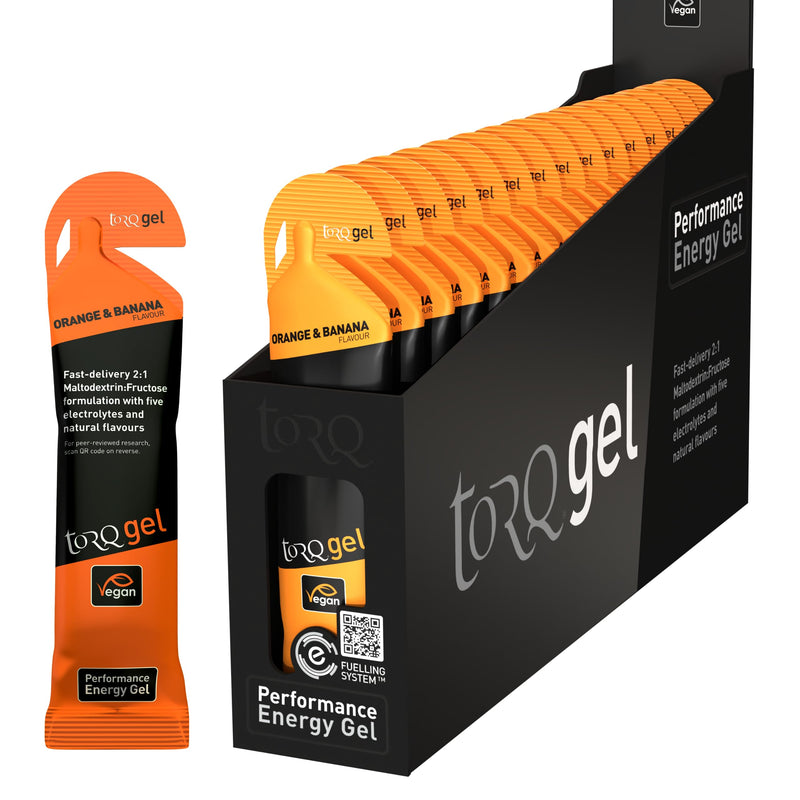 Torq Energy Gel (15X 45G): Orange & Banana