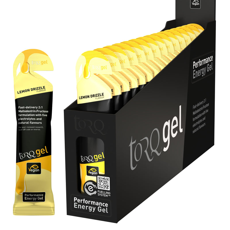 Torq Energy Gel (15X 45G): Lemon Drizzle