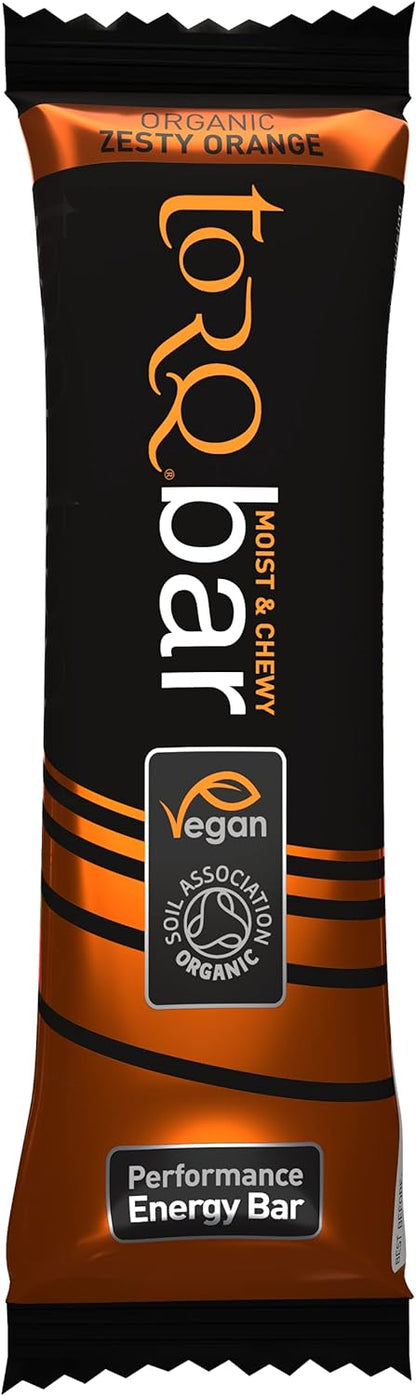 Torq Organic Energy Bar (15X 45G): Zesty Orange