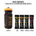Torq Hydration 500Ml Bottle Sample Pack - 8 Drinks (2 X 4 Flavours): 500Ml