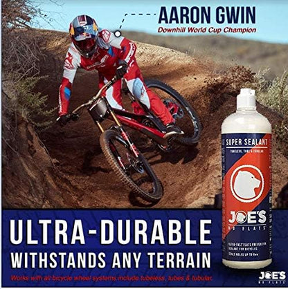 Joes B8 Bike Tyre Sealant Puncture Repair kit, Seals Holes up to 6mm Suitable for All Types of Bike Tyres, Ultra Fast Sealing, 1000ml Bottle