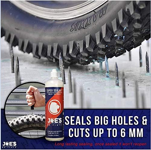 Joes B8 Bike Tyre Sealant Puncture Repair kit, Seals Holes up to 6mm Suitable for All Types of Bike Tyres, Ultra Fast Sealing, 1000ml Bottle