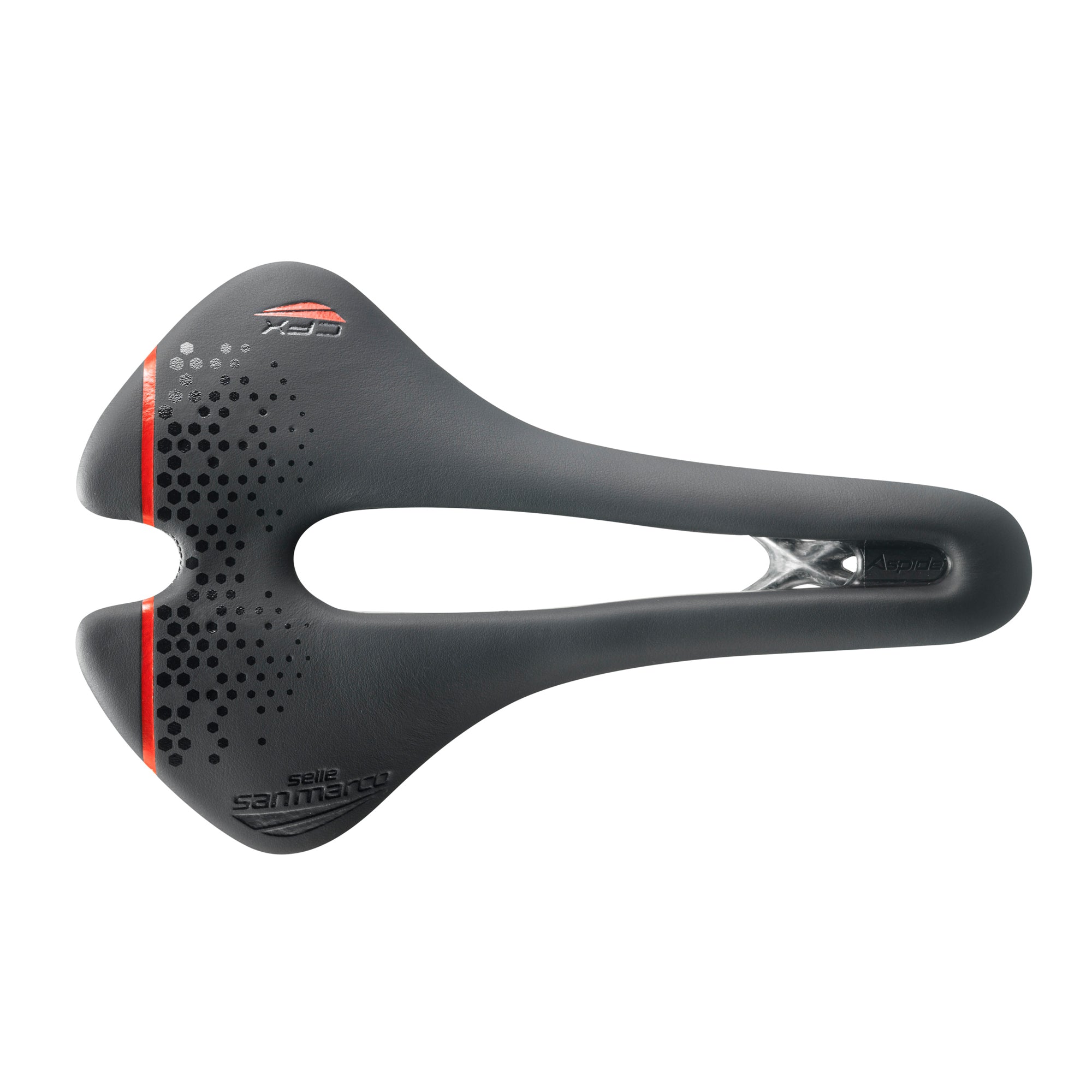 Selle San Marco Aspide Short Carbon Fx Saddle Black/Black Wide (L3)