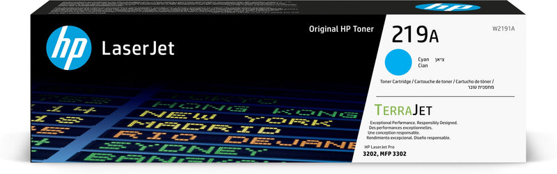 HP 219A Cyan Original LaserJet Toner Cartridge