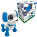 Lexibook, Power Puppy Mini, My Little Dog-Robot with Sounds, Music, Light Effects, Voice Repetition Function and Reaction to sounds, ROB02DOG, Blue/White