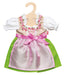 Heless 1113 - jurk voor poppen, dirndl Heidi, maat 28-35 cm