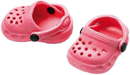 Heless 2010 - Schuhe für Puppen, kultige Clogs in Pink, Größe 28 - 33 cm