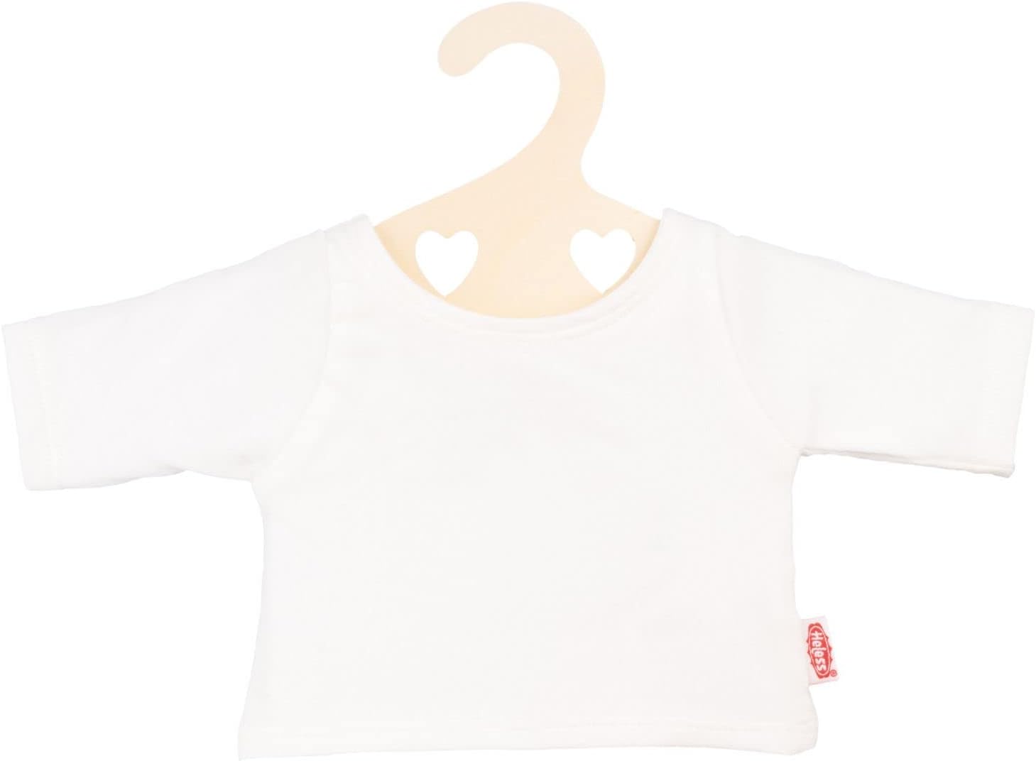Heless 2956 - Camiseta para muñecas en Color Blanco, Talla 35-45 cm