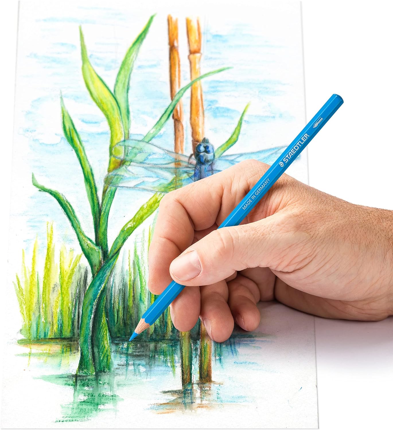 STAEDTLER 14610C Design Journey Watercolour Pencils - Assorted Colours (Tin of 24