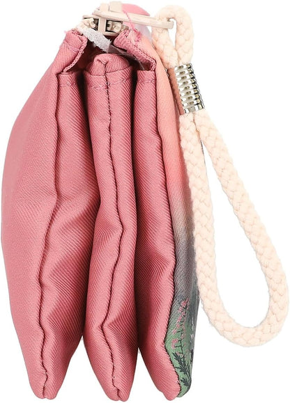 Depesche Miss Melody Flowers 12870 Fan Pencil Case with 3 Zip Compartments with Horse Motif and Dog Pendant