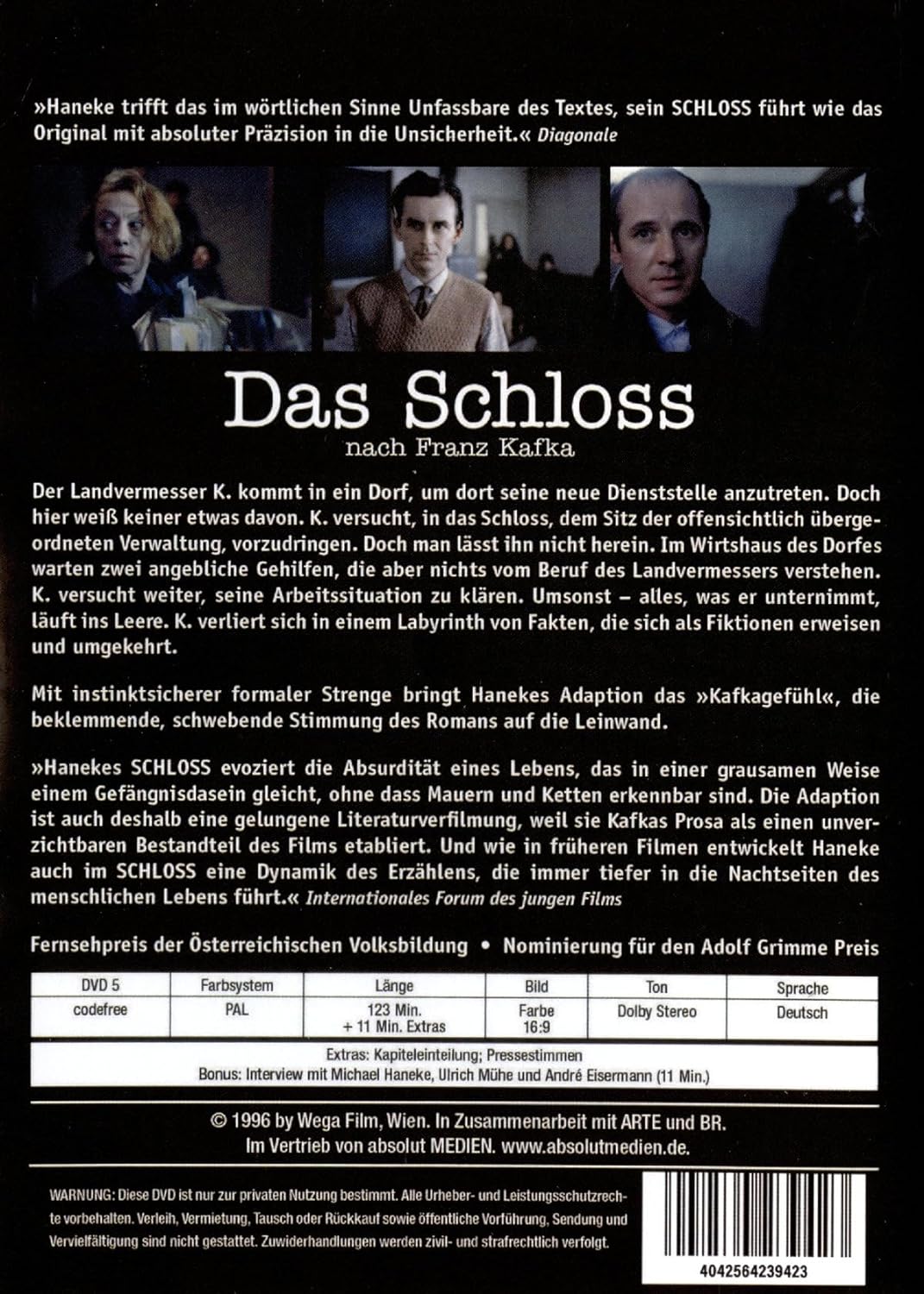 Das Schloss (nach Franz Kafka) (Neuauflage