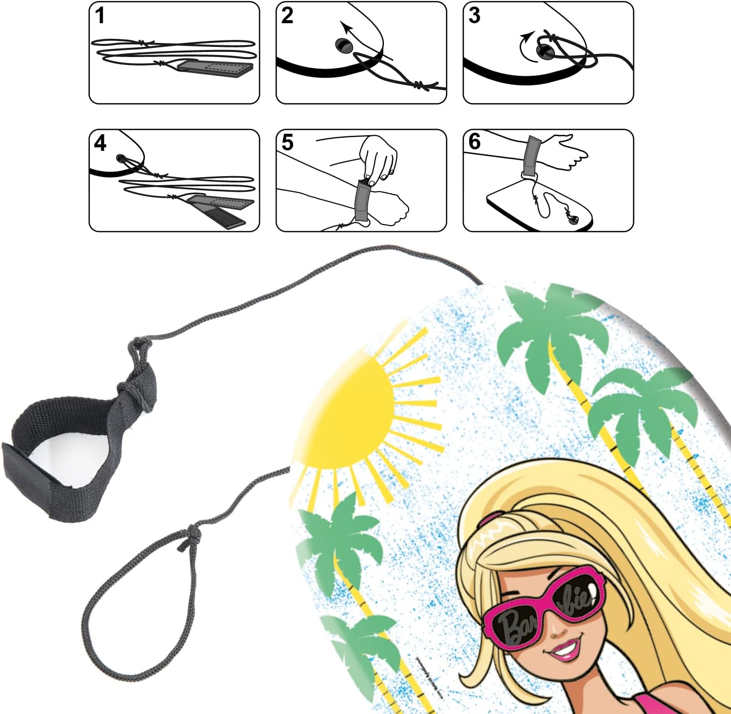 Mondo Toys Board Barbie - surfplank voor kinderen, 84 cm - 11013