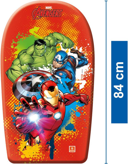 Mondo 11210 Toys- Avengers Body Board-Surfboard for Children, 84 cm-11210, Bluverde, 84 cm