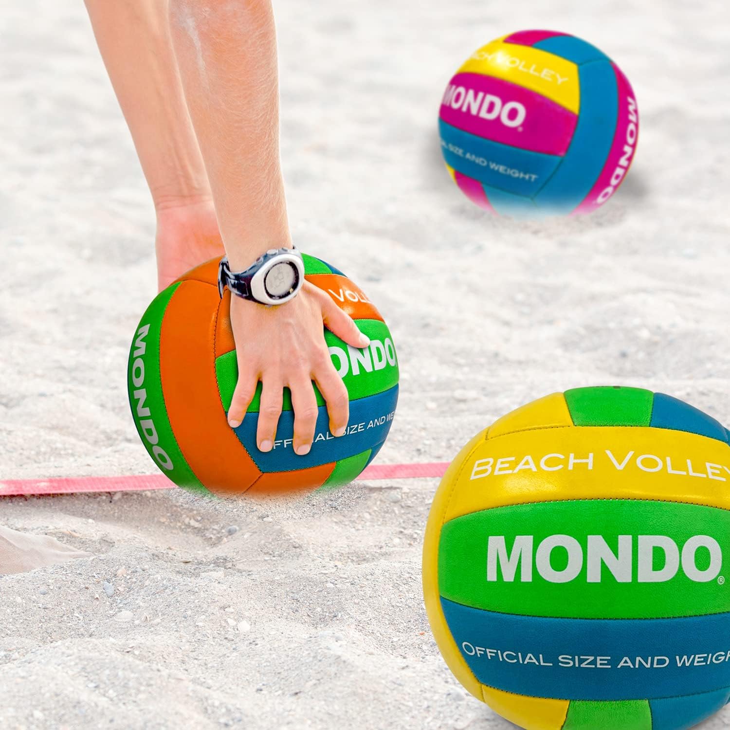 Mondo Toys - Spielball Volleyball - Größe 5 - PVC Sponge Soft Touch