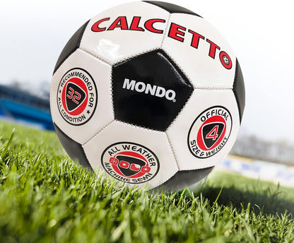 Mondo World 13106-Soccer Ball, Leather, Size 4