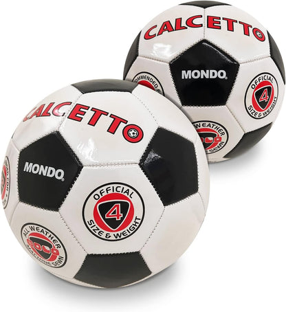 Mondo World 13106-Soccer Ball, Leather, Size 4