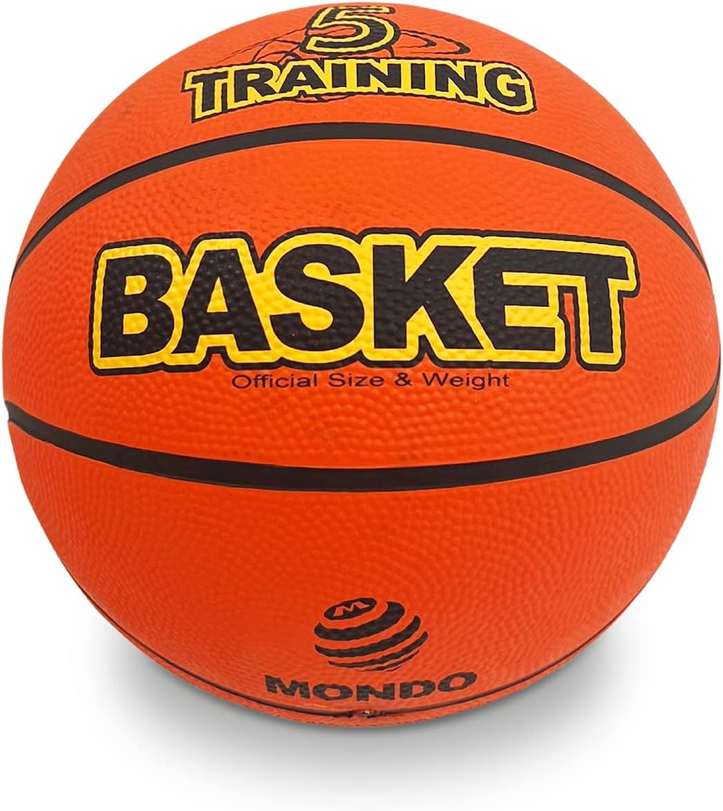 Mondo 13139 Toys DREAM TEAM for kids-soft surface-Size 5-color orange/yellow/blue/amaranth-13139 Basketball Sewing, various