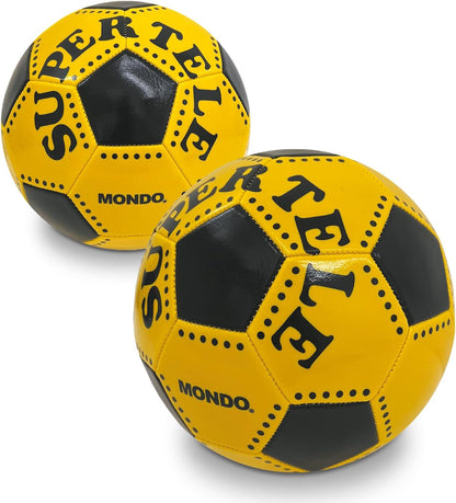 Mondo Toys - Voetbal, genaaid, Super Telele, officieel product, maat 5, 300 g, 3 verschillende kleuren, 13450