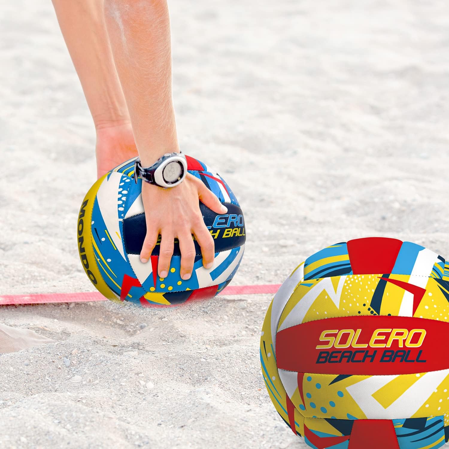 Mondo Toys - Spielball Volleyball - Größe 5 - PVC Sponge Soft Touch