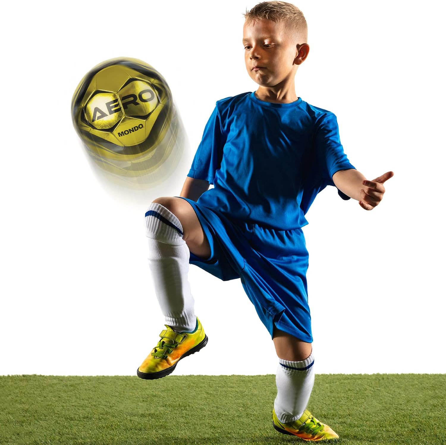 Mondo 13/712 Toys-Aero Stitched Football-Official Product-Size 5-400 g-13712, multicoloured, 5