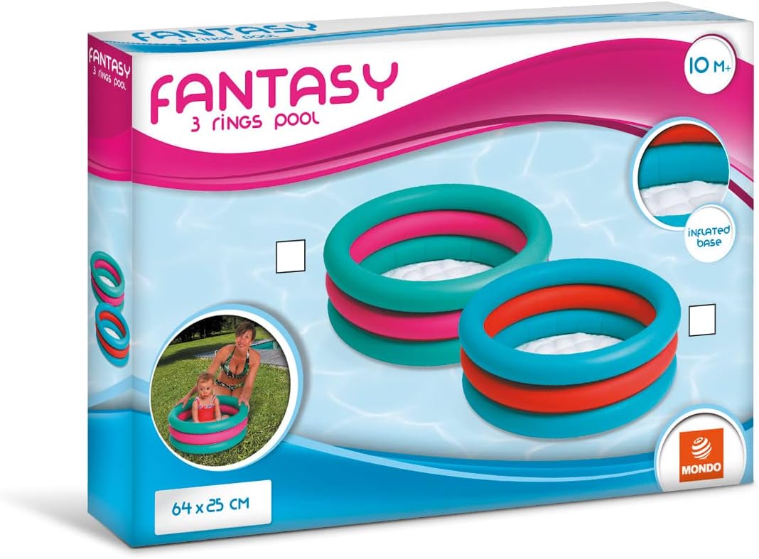 MONDO Toys - kinderbadje Fantasia 65 cm bodem zacht, meerkleurig (md-16713