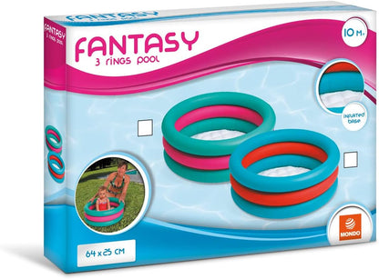 MONDO Toys - kinderbadje Fantasia 65 cm bodem zacht, meerkleurig (md-16713