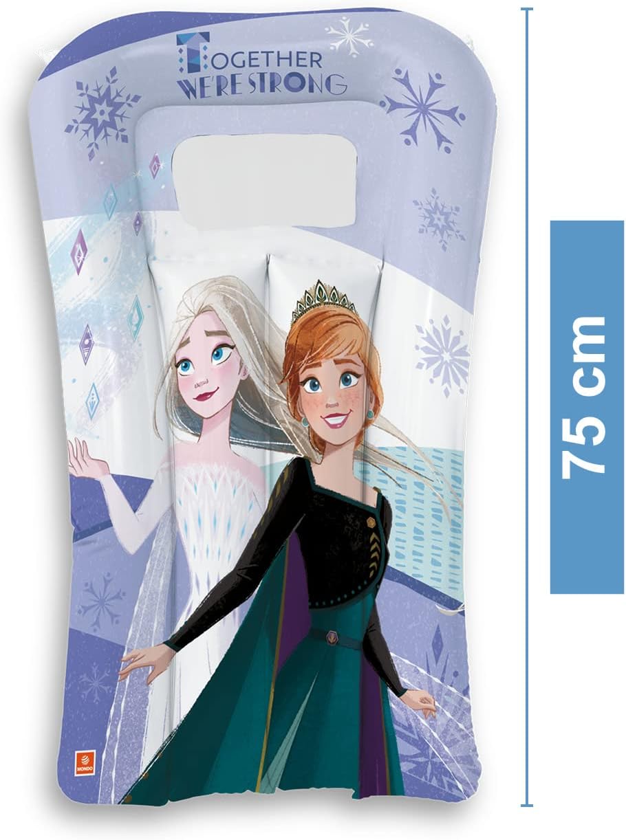 Mondo Toys - Disney FROZEN surfplank voor kinderen, opblaasbaar met patrijspoorten, surfboard-matras, opblaasbaar, zee - 16904