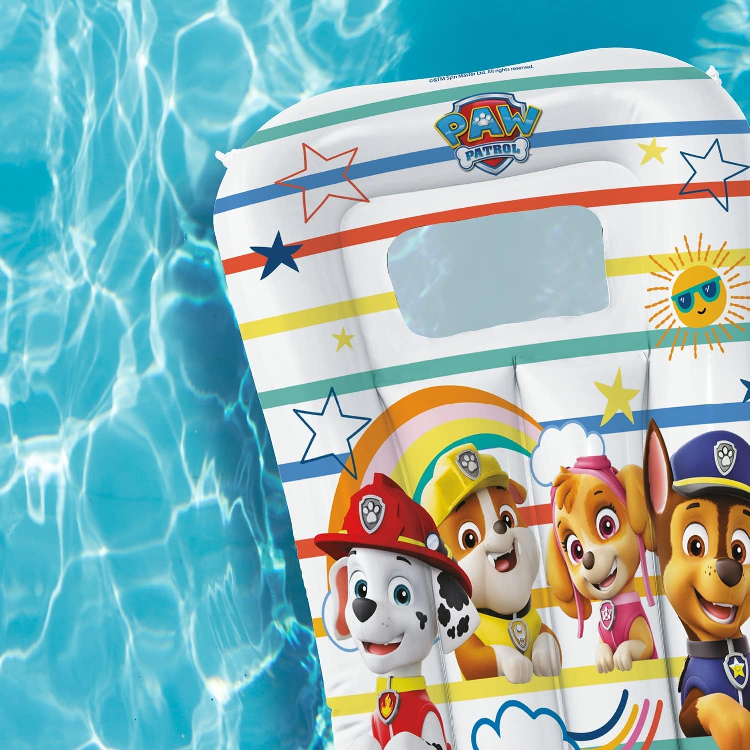 Mondo Toys PAW Patrol Surfboard for Children, Inflatable with Bullau, Surfboard Mattress, Inflatable Sea - 16912