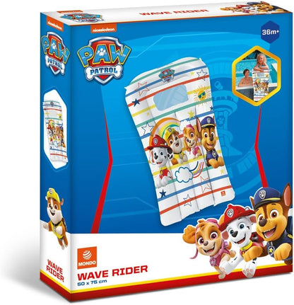 Mondo Toys PAW Patrol Surfboard for Children, Inflatable with Bullau, Surfboard Mattress, Inflatable Sea - 16912